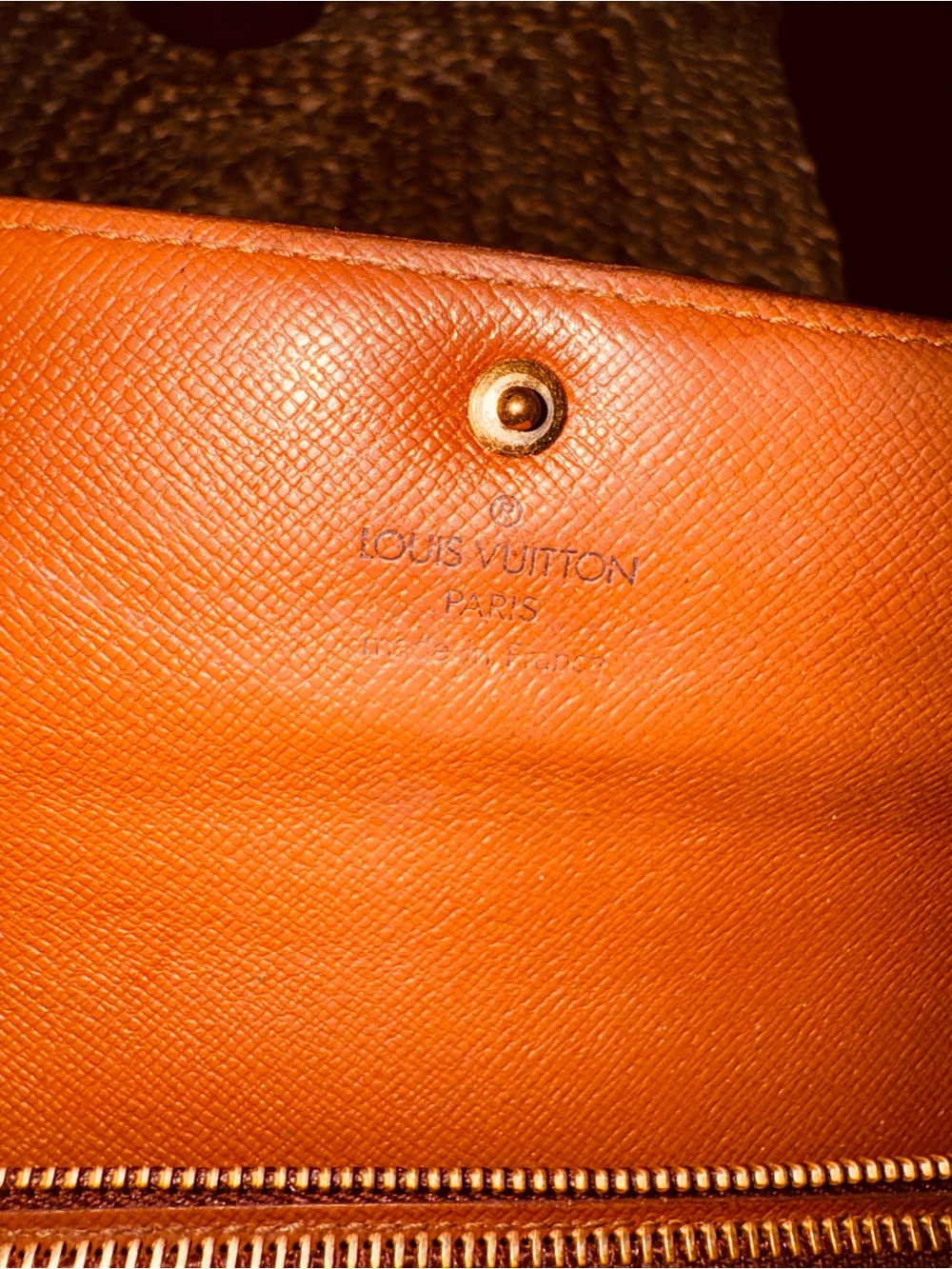 Louis Vuitton, beautiful vintage monogram sarah wallet made France 1998 - Picture 12 of 16